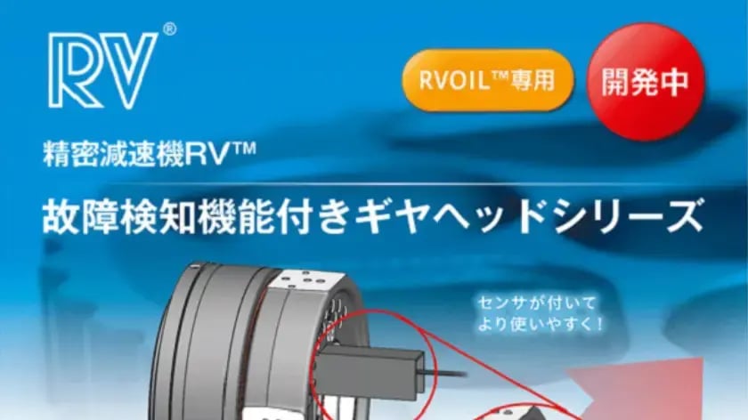 故障検知付きギヤヘッドシリーズ