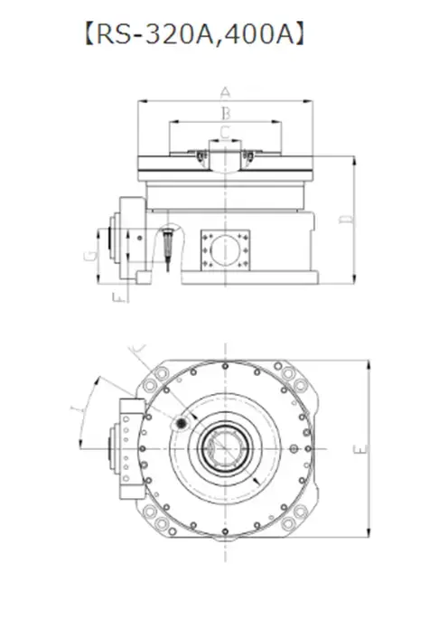 RS-320A、400A外形図
