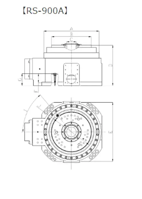 RS-900A外形図